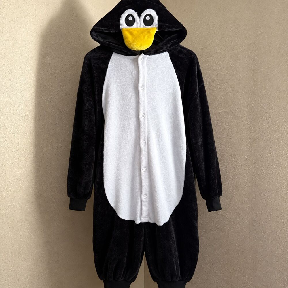 Penguin Hooded Onesie Costume
